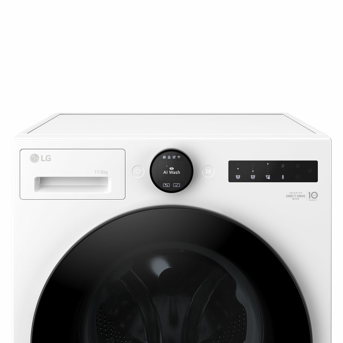 LG Series 7 AI Direct Drive W4X7016TWB, 11kg/6kg Washer Dryer, E Rated in White