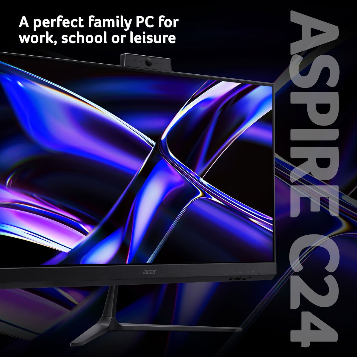 Acer C24-B, Intel Core i5, 16GB RAM, 1TB SSD, 23.8 Inch All in One Desktop PC, DQ.BR8EK.001