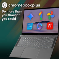 Acer Chromebook Plus 514, Intel Core i5, 8GB RAM, 256GB SSD, 14 Inch Laptop, NX.J5XEK.005