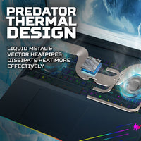 Acer Predator Helios 18 AI, Intel Core Ultra 9, 32GB RAM, 1TB SSD NVIDIA GeForce RTX 5080, 18 Inch Gaming Laptop, NH.QVYEK.002