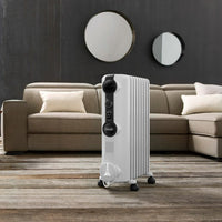 De'Longhi Radia S Oil Filled 1.5kW Radiator in White, TRRS0715