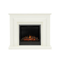Flare Whitham Electric Fireplace Suite in Soft White, 2kW