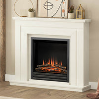 Flare Whitham Electric Fireplace Suite in Soft White, 2kW
