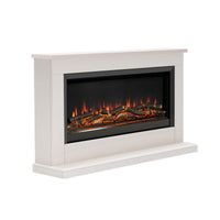 Flare Hansford Grande Electric Fireplace Suite in Cream, 2kW