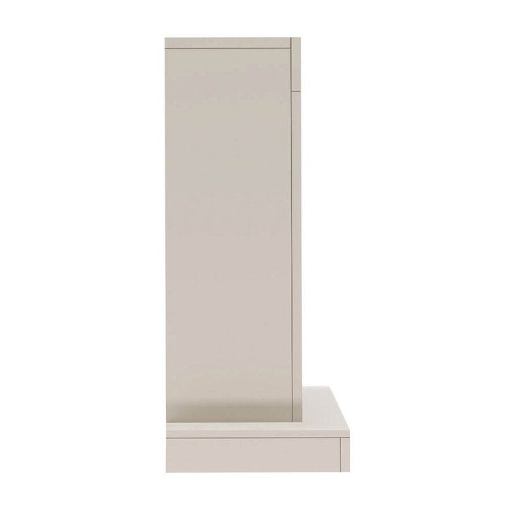 Flare Elyce Grande Wall Mounted Electric Fireplace in Cream, 2kW
