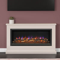 Flare Hansford Grande Electric Fireplace Suite in Cream, 2kW
