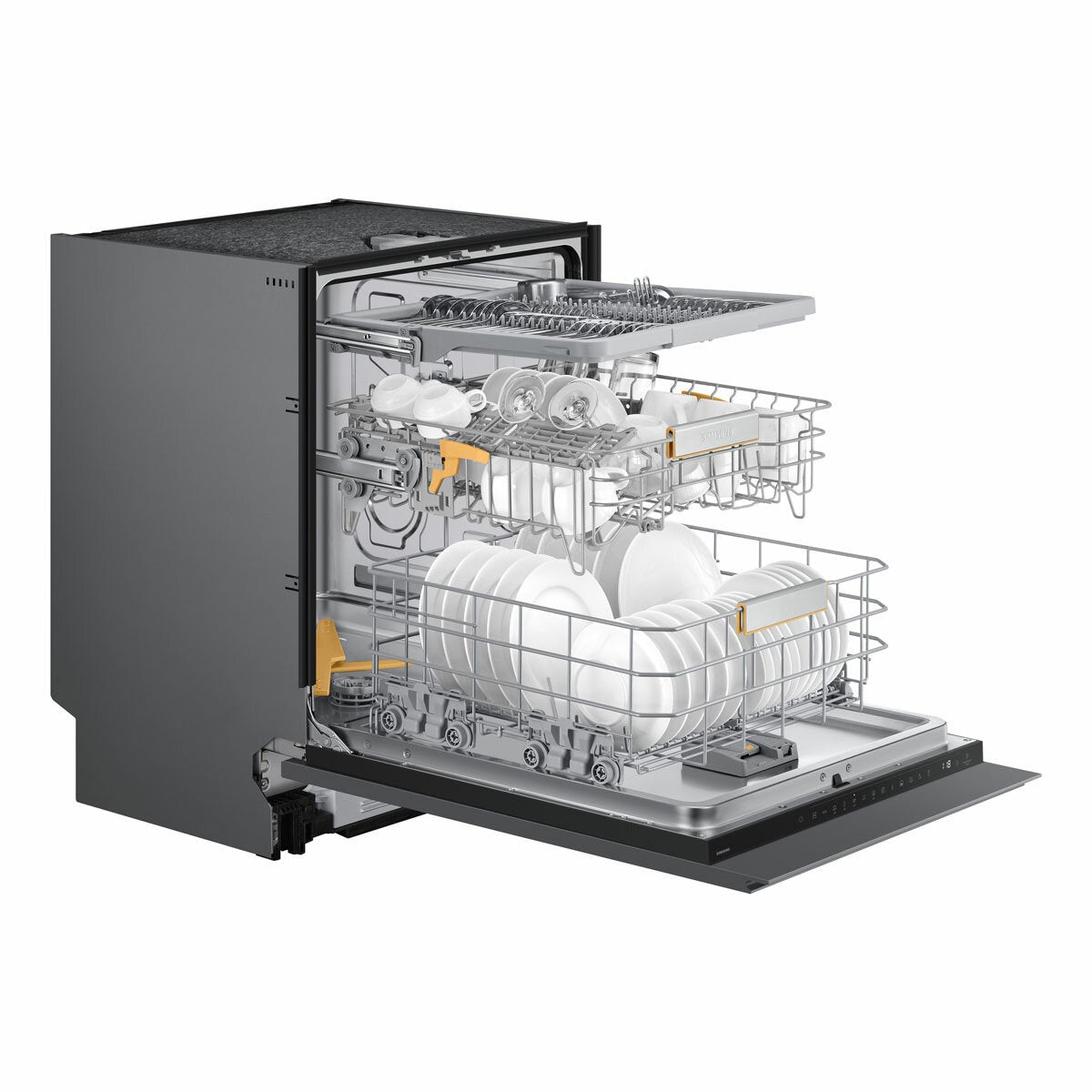 Samsung Series 6, DW60DG790100U4 Fully Integrated Dishwasher, A Rated in Silver