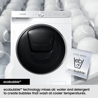 Samsung Series 8, SpaceMax WW11DB8B95GHU1 11kg Washing Machine, A Rated in White