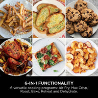 Ninja SL400UK Double Stack XL 9.5L Air Fryer in Silver