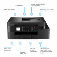 Brother All-in-One office inkjet colour printer, MFC-J4350DW