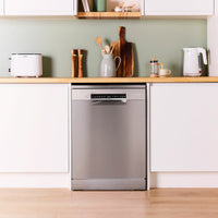 Bosch Series 4 SMS4EMI06G, 14 Place Setting, Freestanding Dishwasher, B Rated in Inox