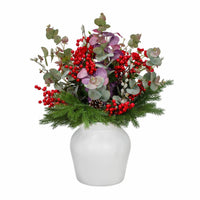 Artificial Winter Bouquet in Vase