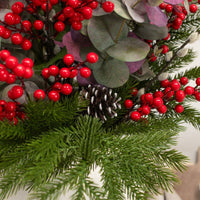Artificial Winter Bouquet in Vase