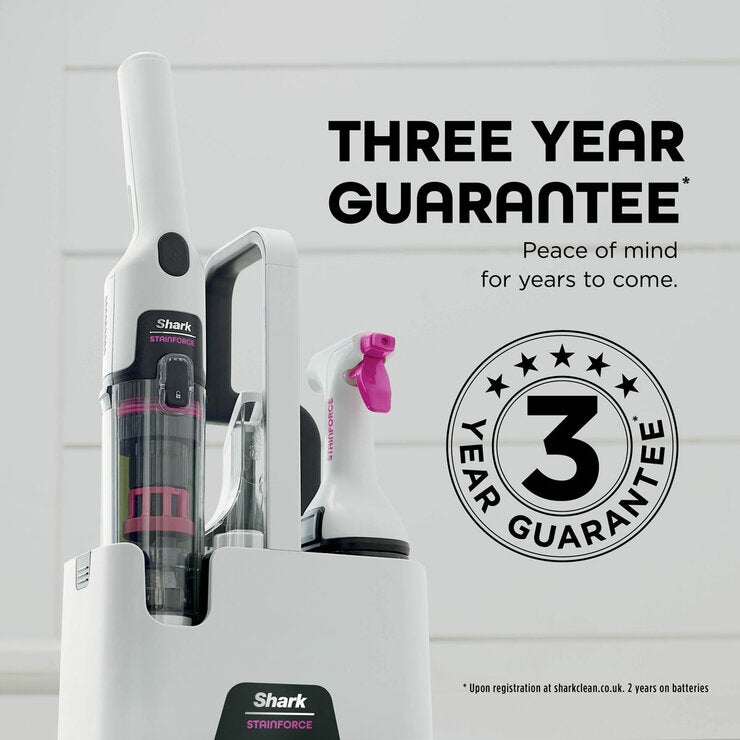 Shark StainForce Cordless Stain-Destroying Spot Cleaner, HX100UKT