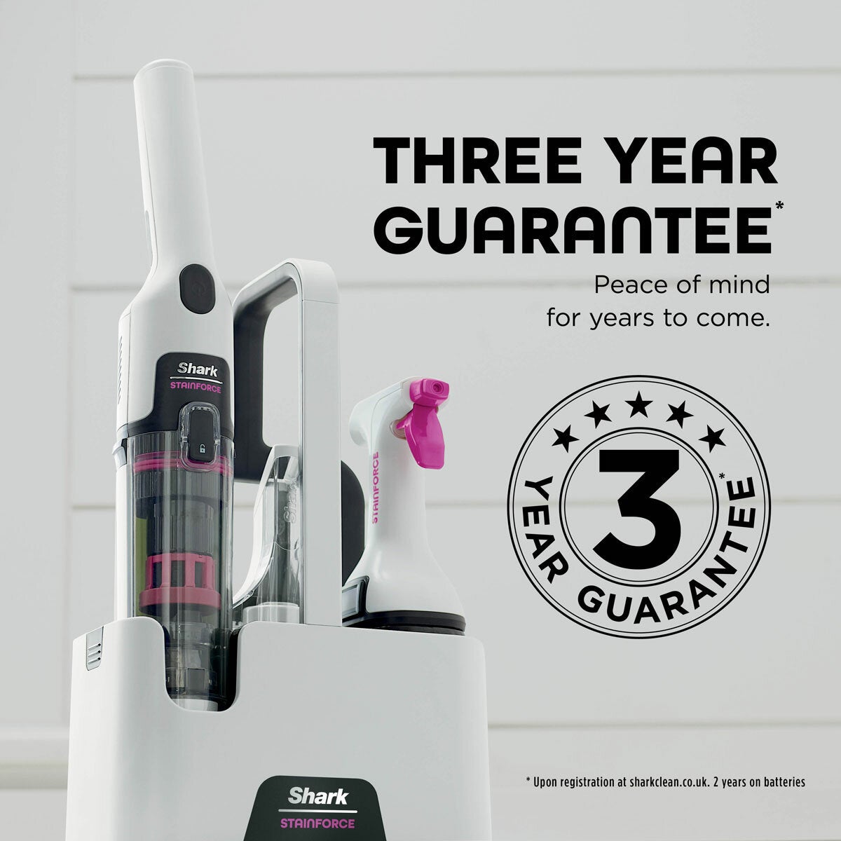 Shark StainForce Cordless Stain-Destroying Spot Cleaner, HX100UKT