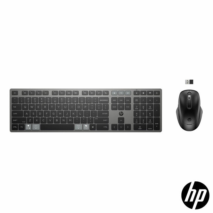 HP Multi-Device Ultra-Fast Rechargeable Wireless Keyboard and Mouse Combo