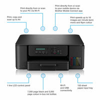 Brother 3-in-1 compact inktank printer, DCP-T580DW