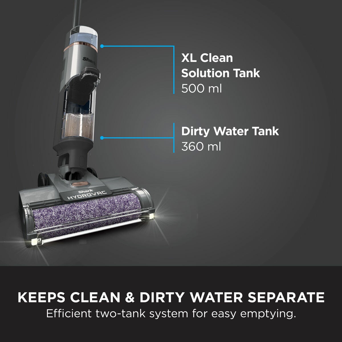 Shark HydroVac Cordless Hard Floor Cleaner, WD210UK