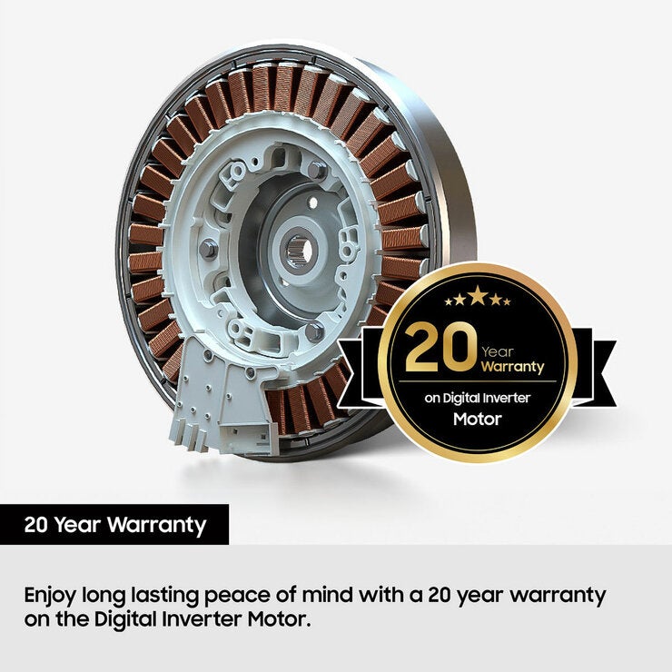 Samsung Series 9 Large Capacity WD18DB8995BZT1 18kg / 11kg Washer Dryer, A Rated in Dark Steel