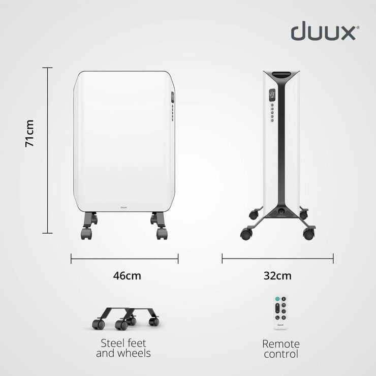 Duux Edge Oil Filled Radiator 2000W, DXOH20UK