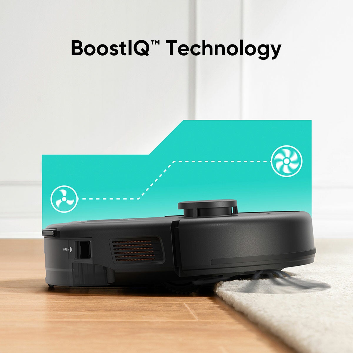 eufy L60 Hybrid Robot Vacuum with Self-Empty Station, Hair Detangling Technology, and Mop