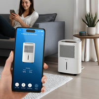 Pro Breeze 12L Dehumidifer With Humidistat & Smart App Control, PB-D-06W-W-UK