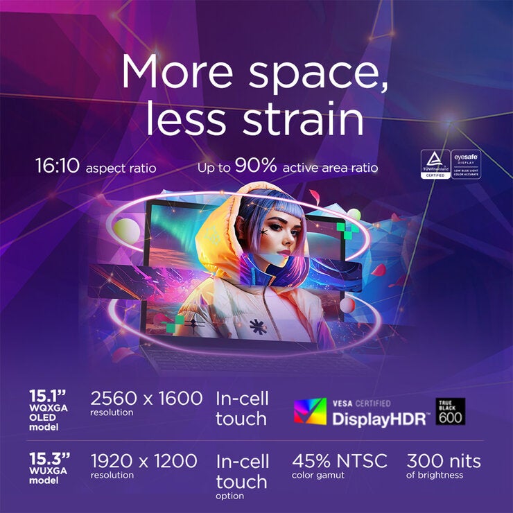Lenovo IdeaPad Slim 3 Copilot+ PC, Snapdragon X, 16GB RAM, 1TB SSD, 15.3 Inch Laptop, 83N3002CUK