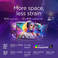 Lenovo IdeaPad Slim 3 Copilot+ PC, Snapdragon X, 16GB RAM, 1TB SSD, 15.3 Inch Laptop, 83N3002CUK