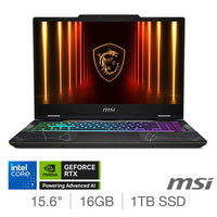 MSI Cyborg 15 B2RW, Intel Core 7, 16GB RAM, 1TB SSD, NVIDIA GeForce RTX 5060, 15.6 Inch Gaming Laptop, 9S7-15Q342-020