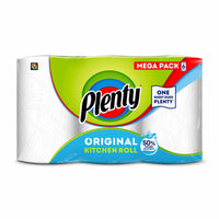 Plenty Mega Pack Original Kitchen Roll, 6 Pack