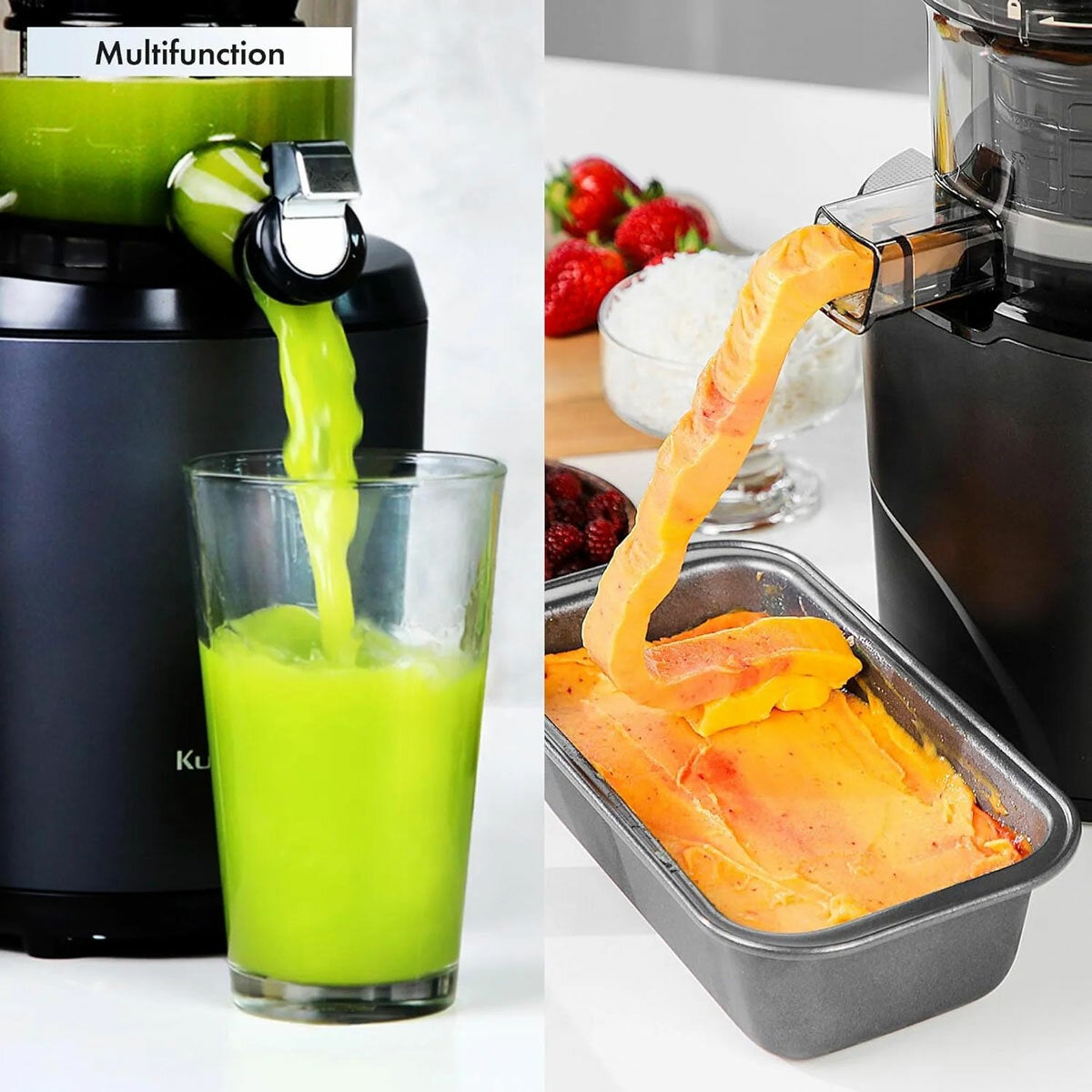 Kuvings AUTO6 Hands Free Juicer in Navy