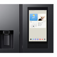 Samsung RS90F66BEFEU, Side by Side Fridge Freezer, E Rated in Black