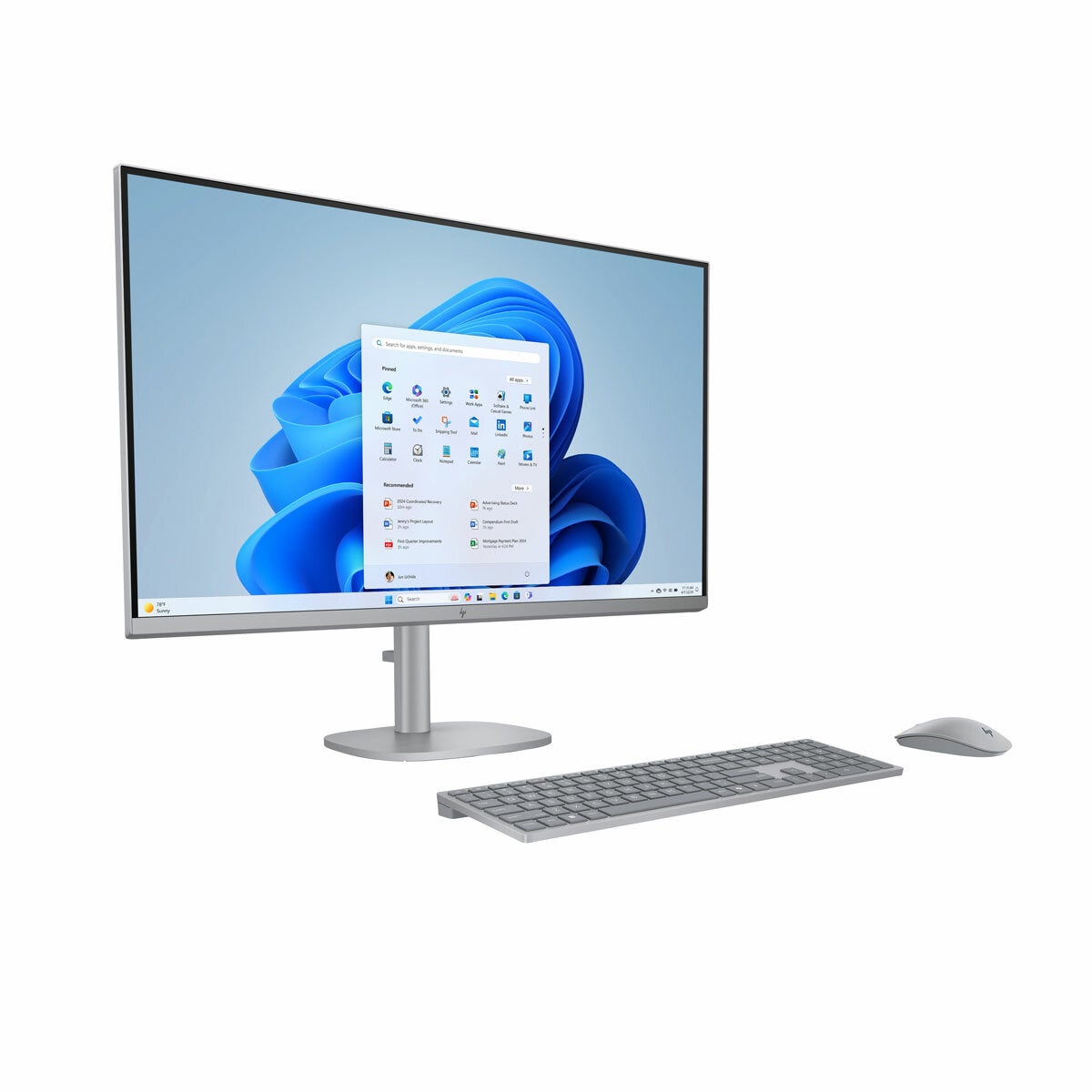 HP OmniStudio X, Intel Core Ultra 7, 16GB RAM, 2TB SSD, 31.5 Inch All in One Desktop PC, 32-c0009na