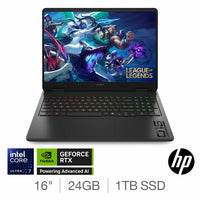 HP OMEN, Intel Core Ultra 7, 24GB, 1TB SSD, NVIDIA GeForce RTX 5070, 16 Inch Gaming Laptop, 16-am0011na
