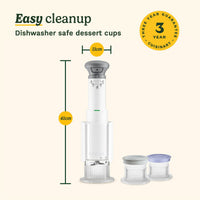 Cuisinart Freezer Wand & Ice Cream Maker With 6 Dessert Tubs