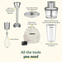 Cuisinart HB500U Power Blend Immersion Hand Blender in Silver