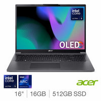 Acer Aspire 16, Intel Core Ultra 5, 16GB RAM, 512GB SSD, 16 Inch OLED Laptop, NX.J5LEK.003