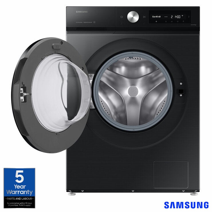 Samsung Series 7 WW90DB7U94GBU1, 9kg Smart Washing Machine, A Rated in Black