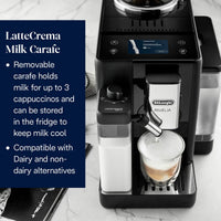 De'Longhi EXAM450.55.B Rivelia Bean-to-Cup Coffee Machine in Black