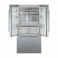 Bosch KFF96PIEP Multidoor Fridge Freezer, E Rated in Silver