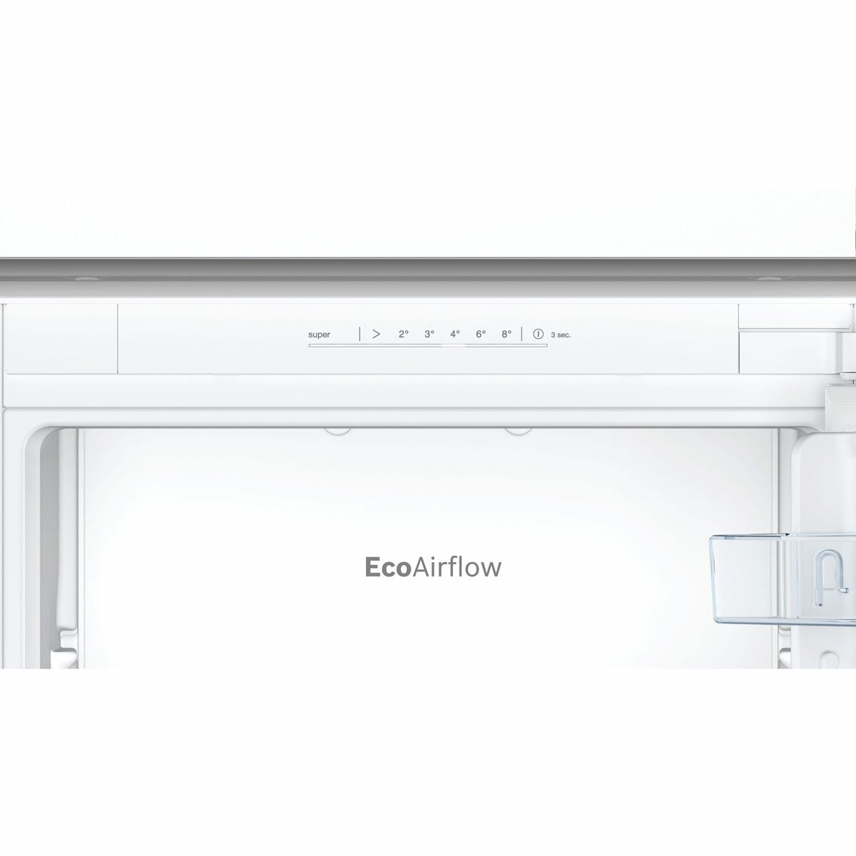 Bosch Series 2, KIN86NSE0G Fully Integrated Fridge Freezer E Rated