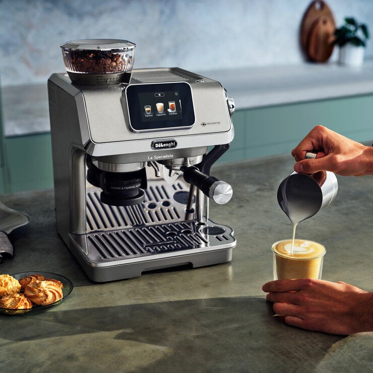 De'Longhi EC9455.M La Specialista Touch Bean to Cup Coffee Machine in Metal