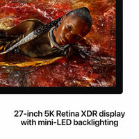 Apple Studio Display XDR, 27 Inch Retina 5K Monitor, Nano-texture Glass, with VESA mount adapter (Stand Not Included), MFEQ4B/A