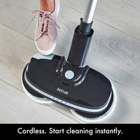 AirCraft PowerGlide Cordless Hard Floor Cleaner & Polisher Black + Extra Set of Pads
