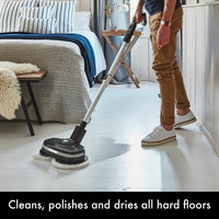 AirCraft PowerGlide Cordless Hard Floor Cleaner & Polisher Black + Extra Set of Pads