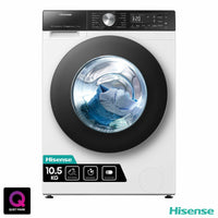Hisense WF5S1045BW, 10.5kg, 1400rpm Washing Machine, A Rated in White