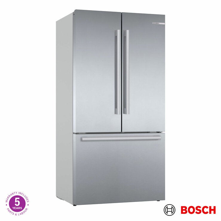Bosch KFF96PIEP Multidoor Fridge Freezer, E Rated in Silver