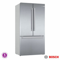 Bosch KFF96PIEP Multidoor Fridge Freezer, E Rated in Silver