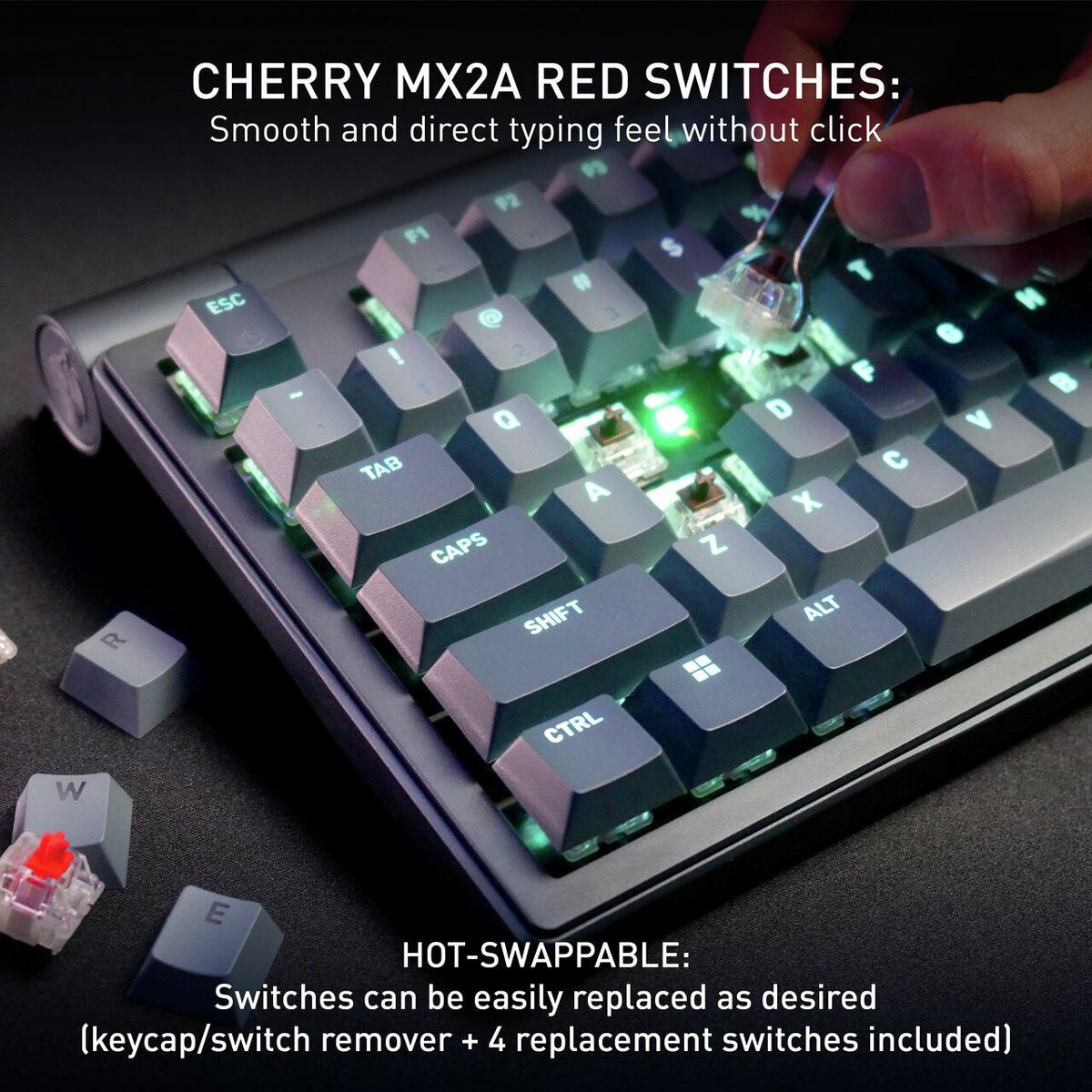 Cherry XTRFY MX 8.3 TKL Gaming Keyboard | Costco UK