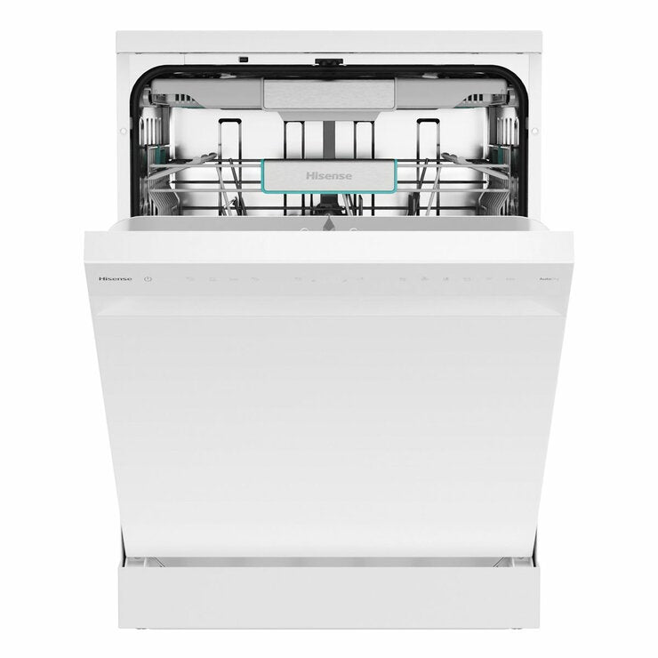 Hisense HS673A90WUK, 16 Place Setting, Freestanding Dishwasher, A Rated in White